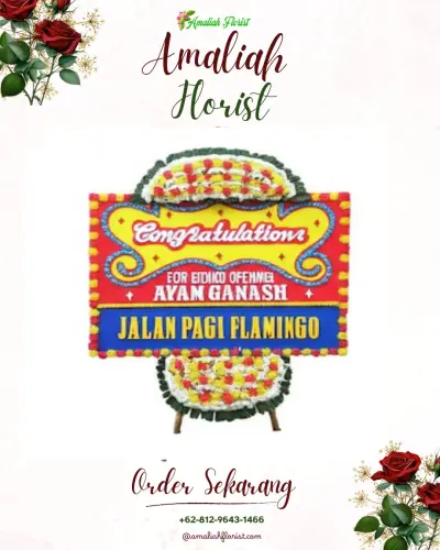 Bunga Papan Congratulation di Balai Sudirman – Panti Prajurit